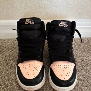 Nike High Top Sneakers - Black & Peach Pink